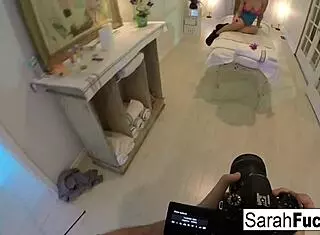 Sarah Jessie Enjoys Erotic Massage by Alix Lynx