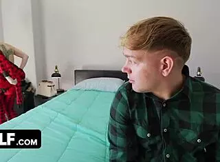 Hey, stepmom, can your tight pussy handle my big cock pounding you hard?