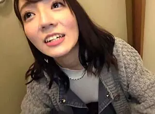 Is this cute asian babe seducing with her big tits?