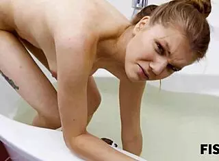 relax in bath leads to fisting sex?