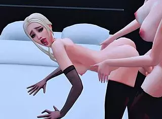 Trans Stepdaughter Seduces Stepmom In Sims