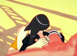 uh, naruto banging hinata in wild anime clip
