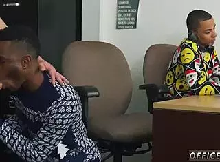 Young boy and old lady in gay sex movie