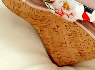 Beautiful Brunette Teen On Sofa