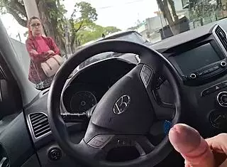 Risky Public Handjob For Gay Student On The Street