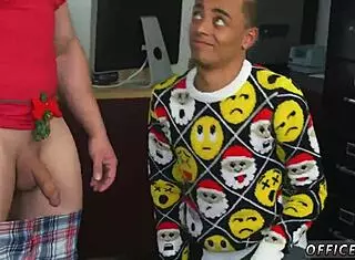 Young boy and old lady in gay sex movie