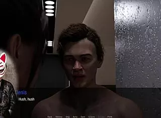 Kate performs a blowjob in hentai style