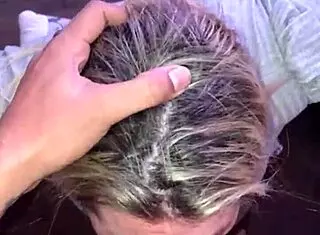 Blonde slut performs deepthroat for 10 minutes, loving the dick