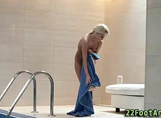 Fetish babes get their feet intensely jizzed