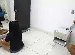 latina brunette enjoys first fuck with stepfather, getting deepthroat and doggystyle