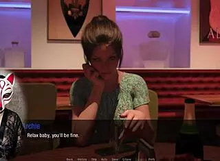 Kate performs a blowjob in hentai style