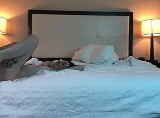 Intriguing Contrast: Rough Missionary Fuck with Hot Tatted Petite Teen Beauty