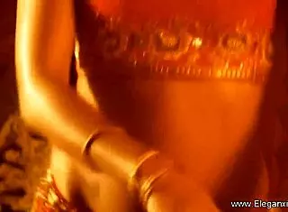 I admire the classic indian beauty in her striptease and nude dancing