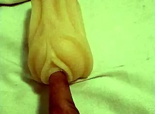 Fuck doll gets artificial pussy fingered hard!