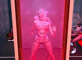 harley quinn turned into sex slave for rough anal