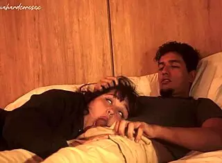 my stepsister lets me put my dick in her mouth and almost our parents catch us in this fantasy hardcore sex