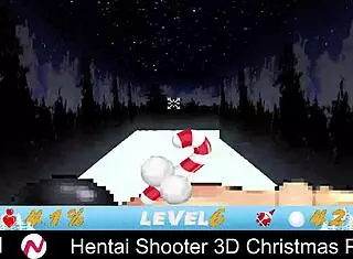 Hentai Shooter 3D Christmas Party With Big Tits And Monsters