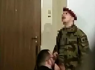 straight military recruit gets seduced in underwear