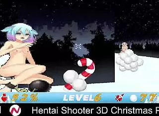 Hentai Shooter 3D Christmas Party With Big Tits And Monsters