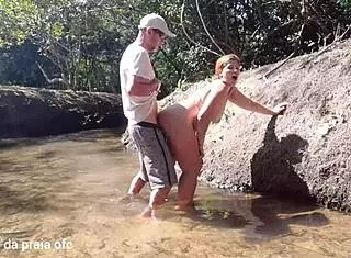 the farmhand caught me bathing in the river