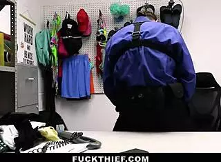 18+ 도둑녀 경찰과 3P로 벌 받는 처벌