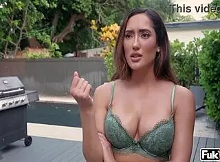 big titty chloe amour gets bent over for deepthroat