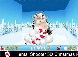 Hentai Shooter 3D Christmas Party With Big Tits And Monsters