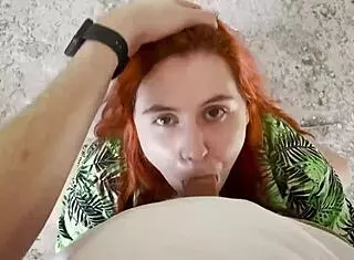 My Stepsister Gave Me a Blowjob in the Abandoned House!