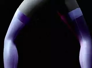 i watch this hot blonde striptease and dance to music in 3d porn, it's so sexy