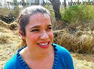 i walk in public with cum on my face after mouthful