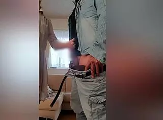 Japanese Milf Handjob Leads to Creampie