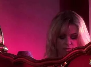 Blonde Milf Rides Monster Cock, Masturbates Clit With Tattoo And Shoes On.