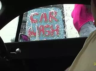 Sexy milf gives blowjob sideways