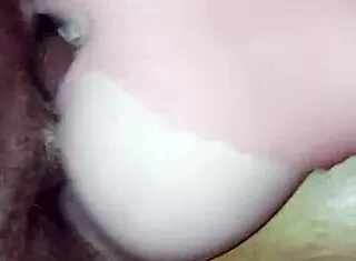 First Ejaculation Using Vibrant Sex Toy