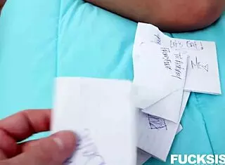 Aubry Babcock Gives Joshua Lewis a Hand!