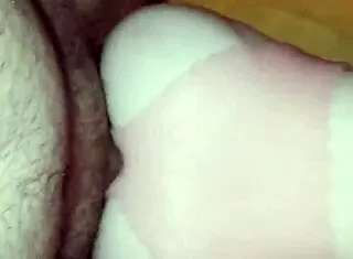 First Ejaculation Using Vibrant Sex Toy