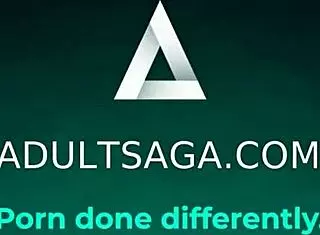 Babe Explains Her Shaved Pussy In 3some