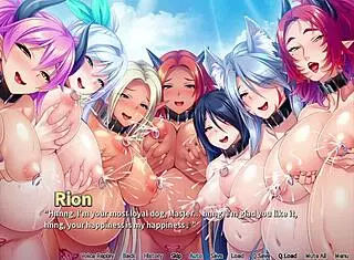 Taking turns on monster girls.