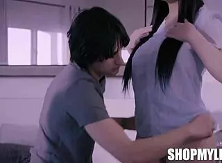 Milf trio serves with blowjobs and ass play