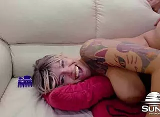 Santa Claus Pleases Mummy Claus With A Naughty Brazilian Who Loves Fucking White Girls' Pussies