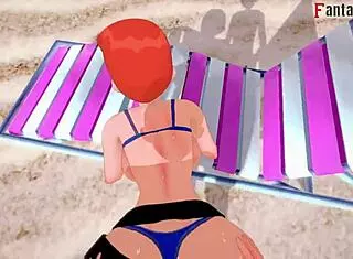 I'm Grown Gwen Tennyson Having Sex On The Public Beach.