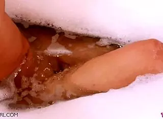 Sexy teen 18+ brunette in interview