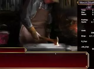 feeling the passion with the sexy cat on the sofa in black smith episode 06