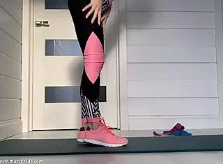 Lilu Moon Deepthroats Coach's Cock Then Rough Fucks in Gym