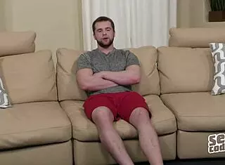 Tracey stars in gay group sex movie by Sean Cody