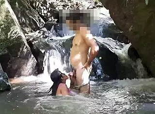 nothing beats anal by the waterfall