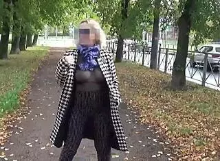 nylon big boobs transparent walk sexy milf crossdressing solo