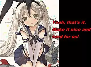 Amatsukaze Shimakaze Anime Dual Joi 😏