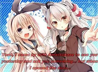 Amatsukaze Shimakaze Anime Dual Joi 😏