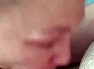 too much cum for her to swallow, making her struggle with every drop